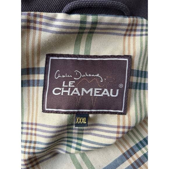 Le Chameau Men’s XXXL Hunting Field Jacket Coat Olive Green Cordura Plaid - Picture 3 of 16